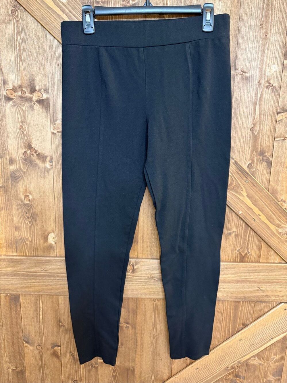INC International Concepts Women’s Size 10 Black Pull On Stretch Slim Pants (939